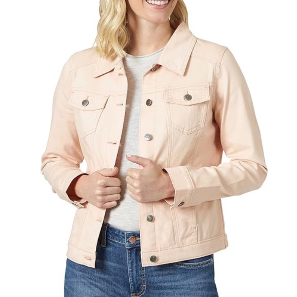 Riders by Lee Indigo Women's Denim Jacket (Peach)